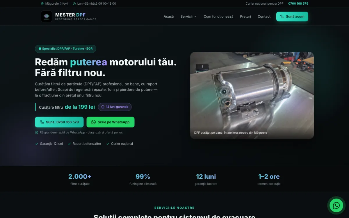 Mester DPF - Website Service Auto